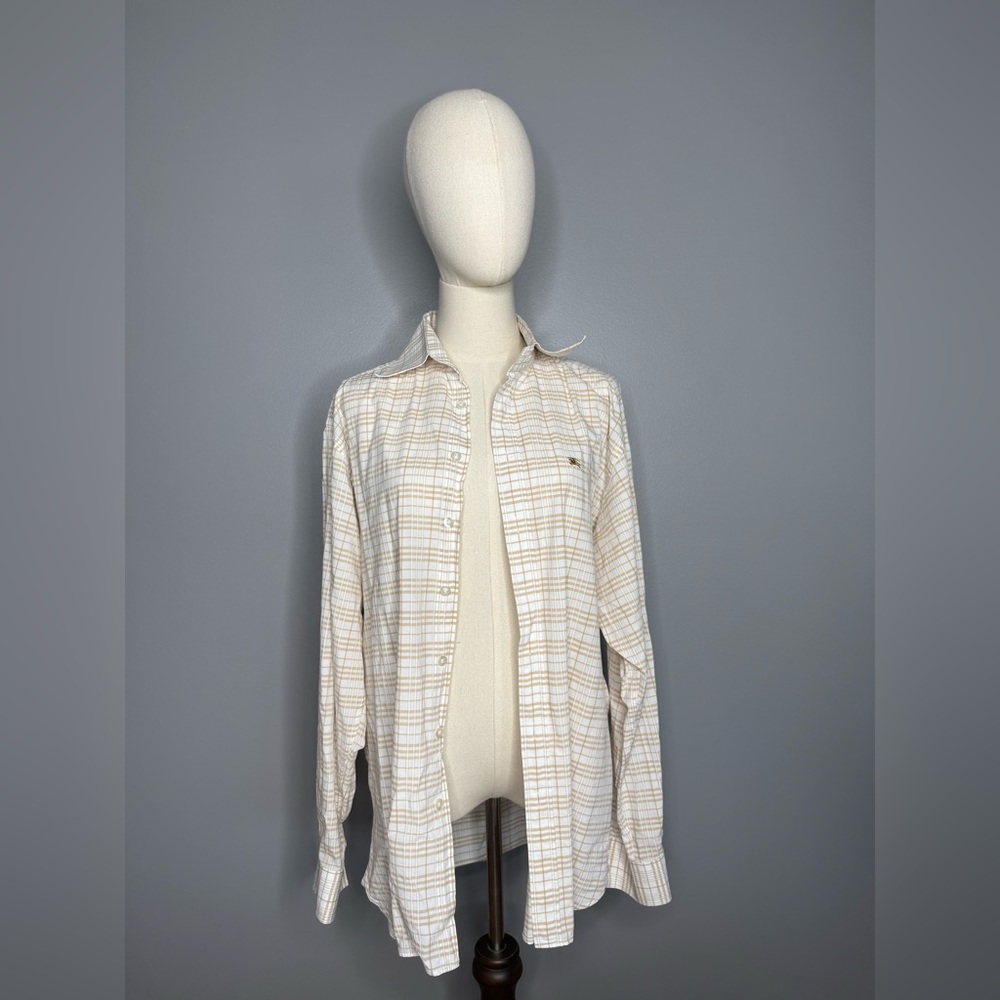Burberry Mens Plaid Shirt.